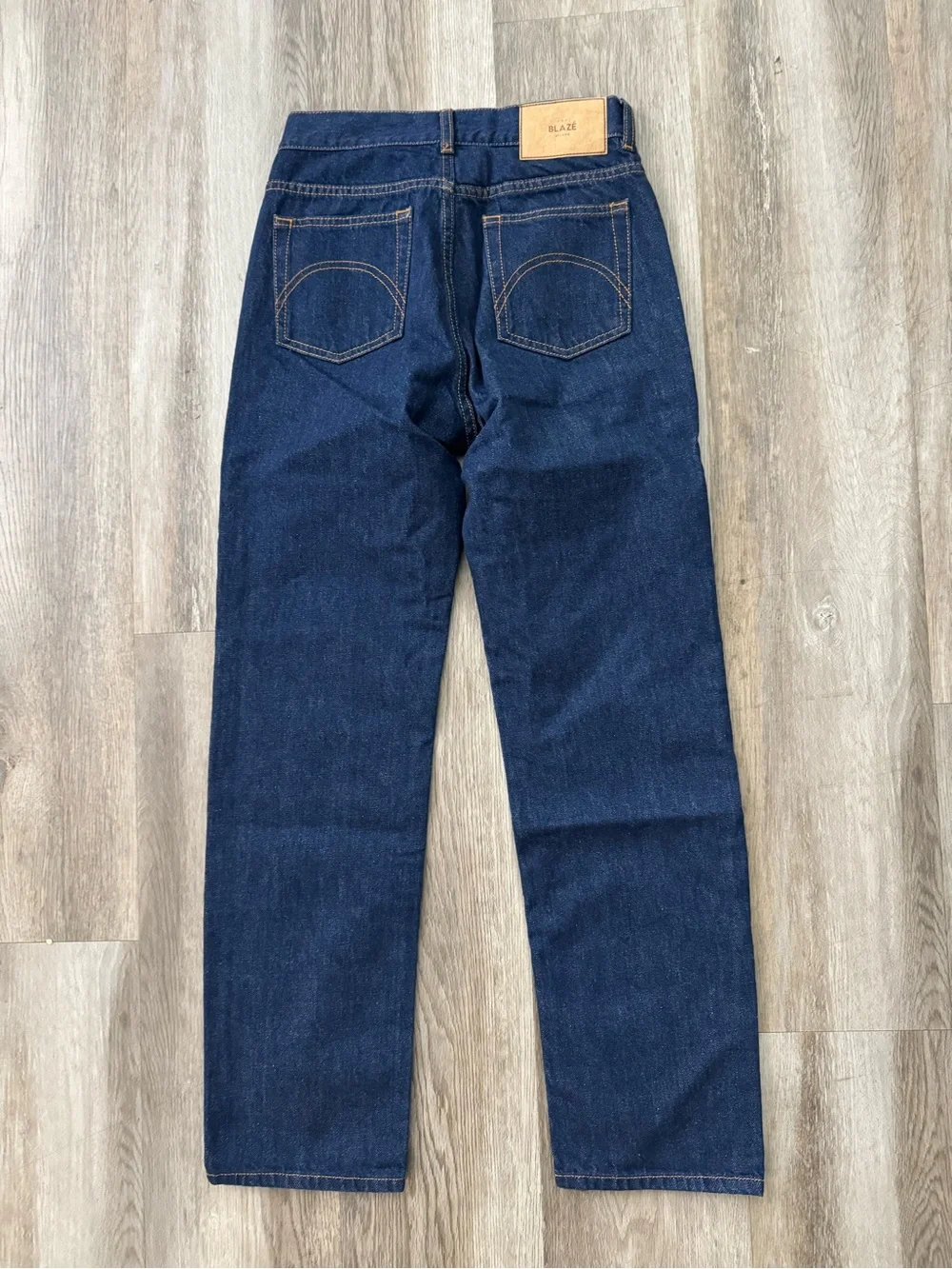 NWT Blazé Dark Nariida Night Paso High Rise Straight Jeans 0